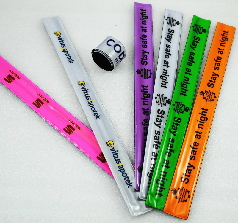 night safety reflective snap bracelet