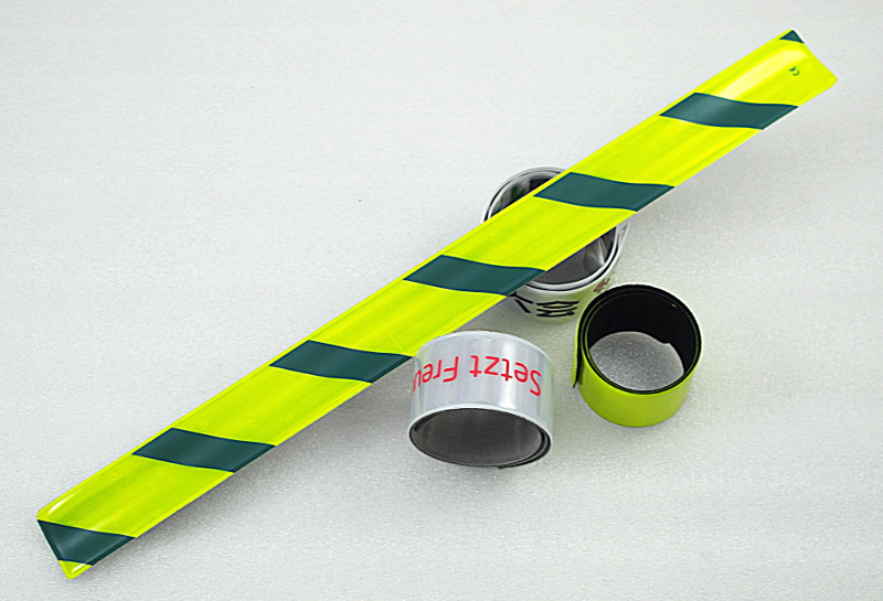 night safety reflective snap bracelet