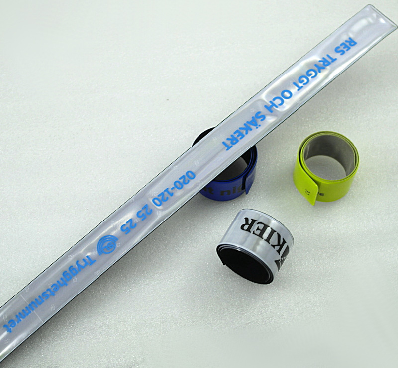 night safety reflective snap bracelet