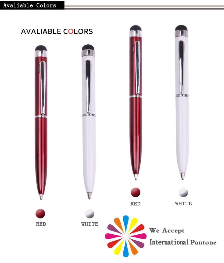 Stylus metal ballpoint pen