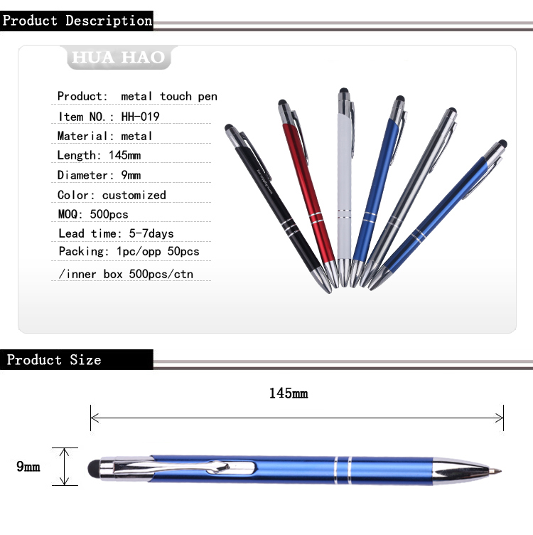 Stylus metal ballpoint pen