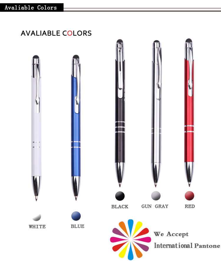 Stylus metal ballpoint pen