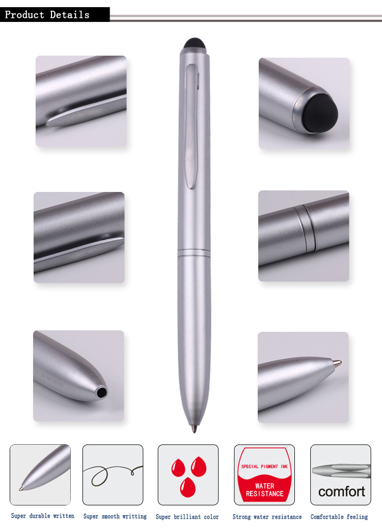 Stylus metal ballpoint pen