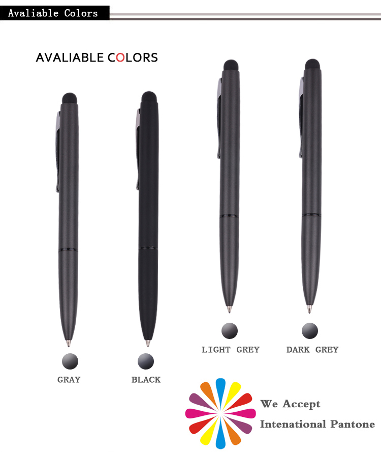 Stylus metal ballpoint pen