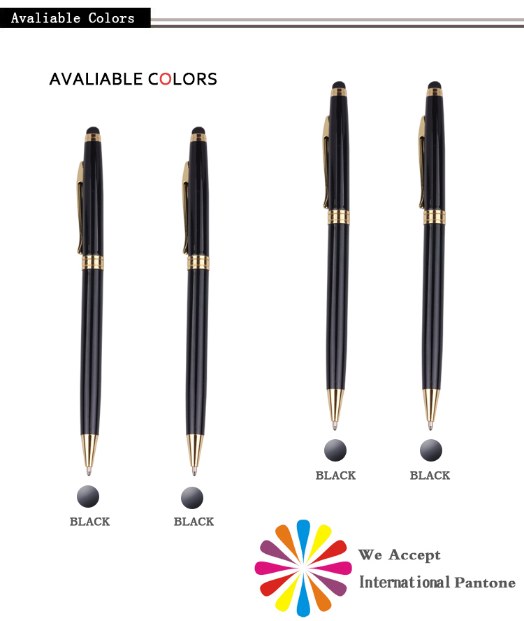 Stylus metal ballpoint pen