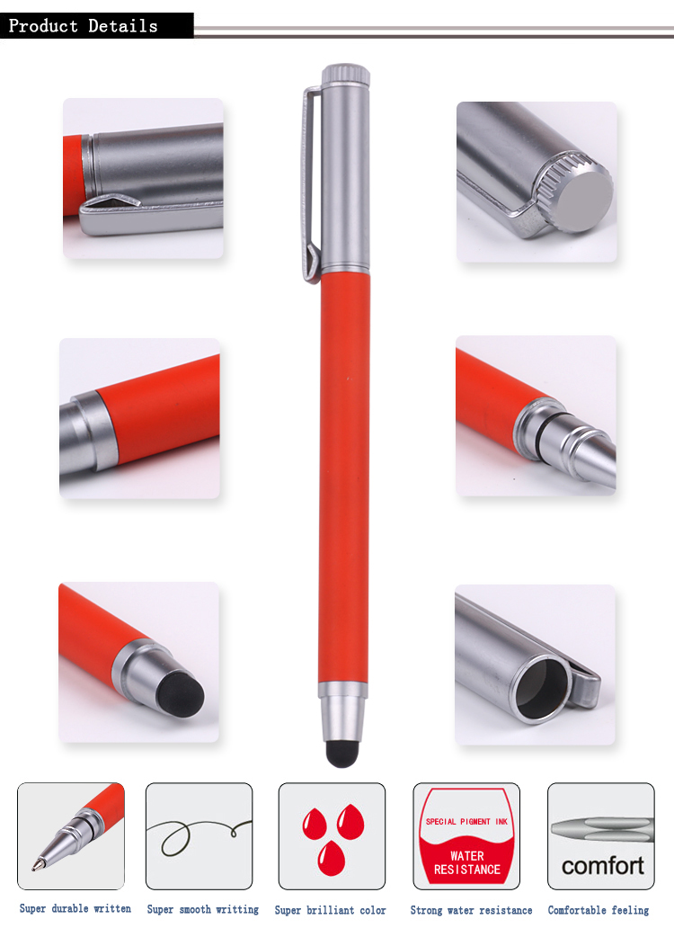 Stylus metal ballpoint pen