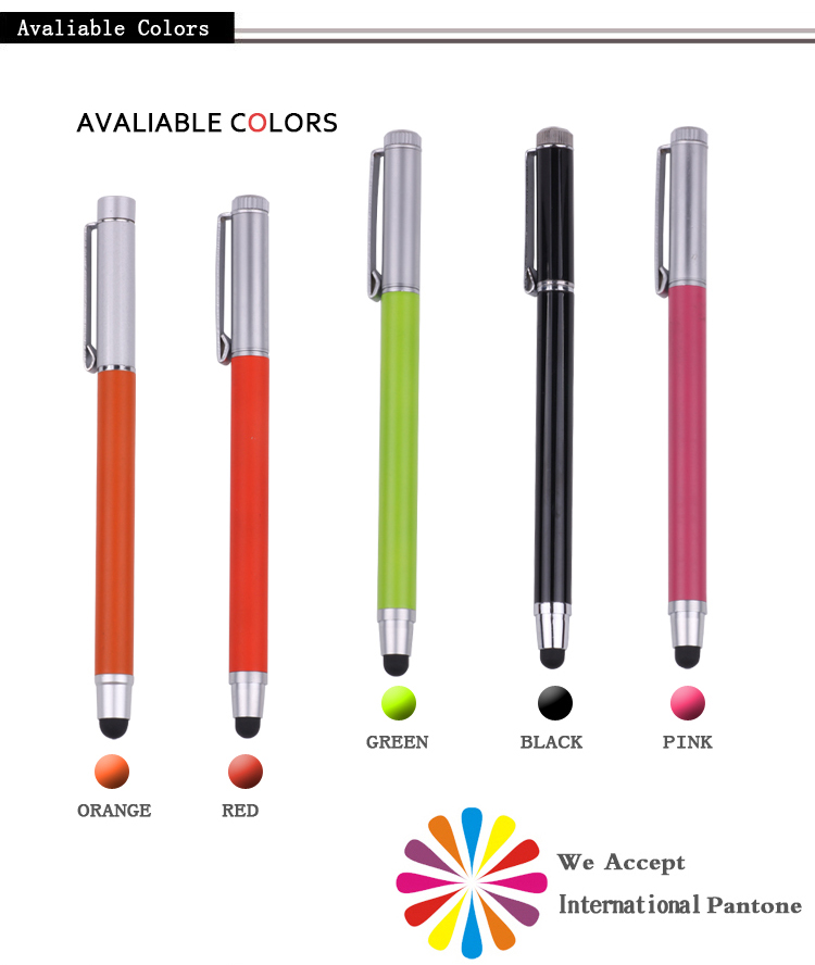 Stylus metal ballpoint pen