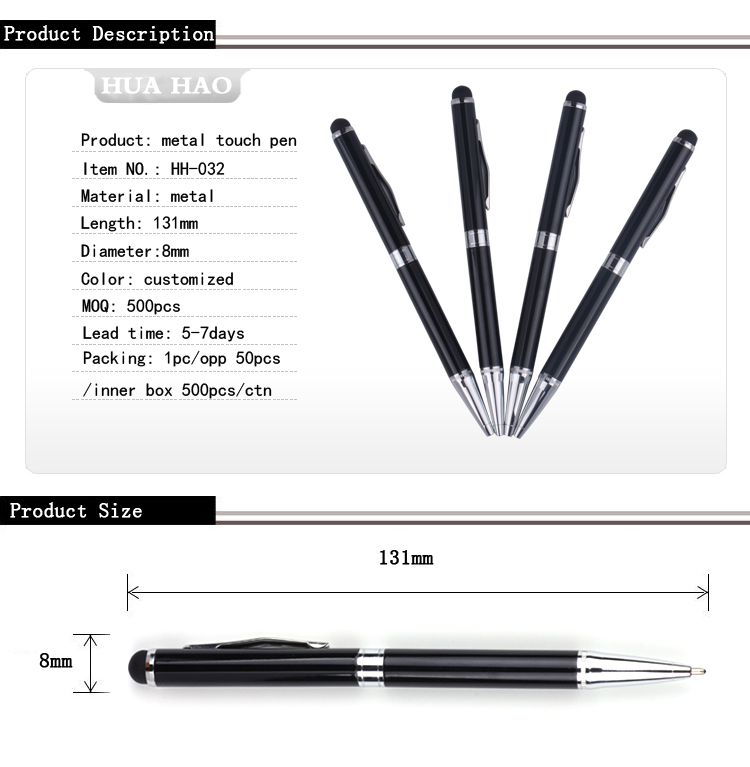 Stylus metal ballpoint pen