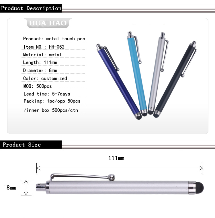 Stylus metal ballpoint pen