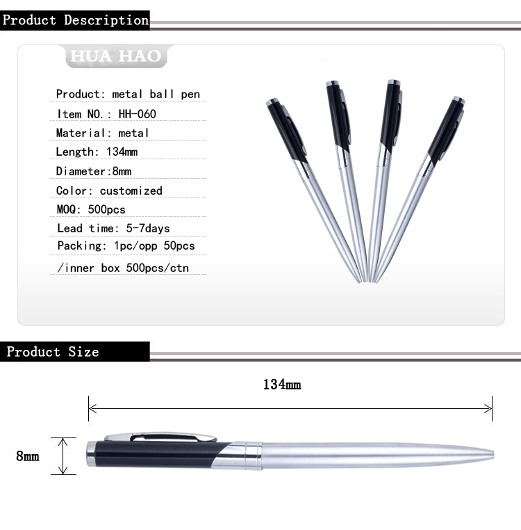 Stylus metal ballpoint pen