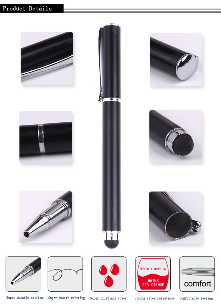 Affordable Metal Stylus with Ballpoint Pen