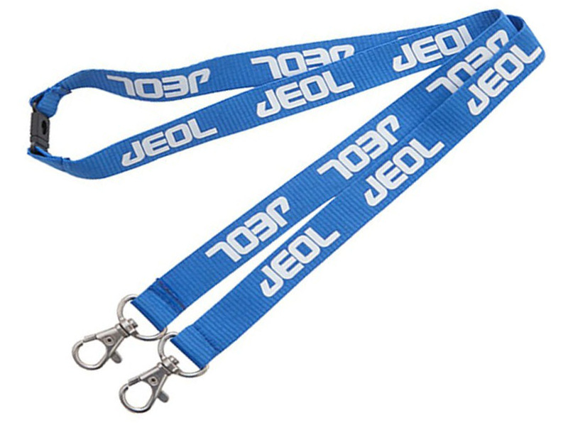 personalized open ended lanyard, lobster hooks, safety breakaway