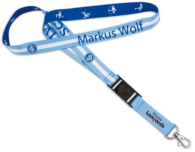 Personalized lanyard