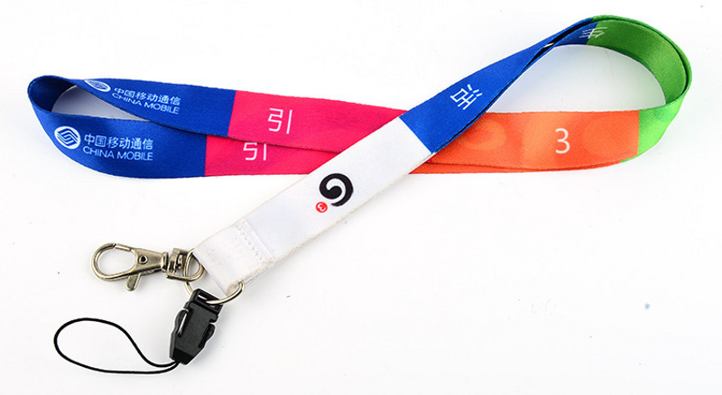 custom nylon lanyard for cell phone, camera, key