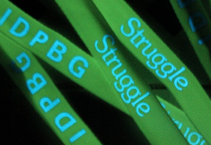 Glow in the dark lanyard