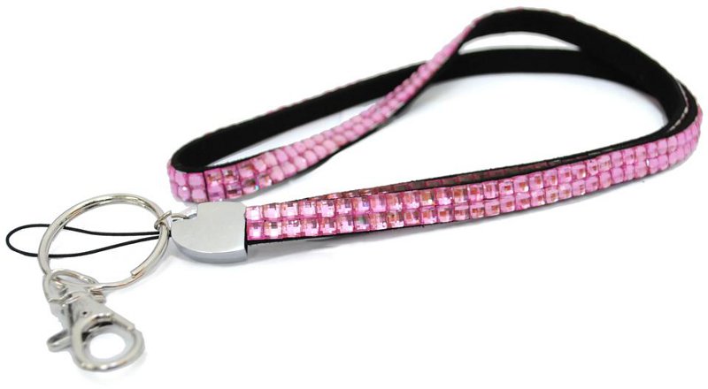 Rhinestone Lanyard For Badge & Key