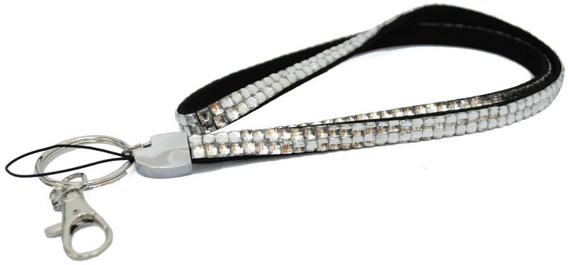 Rhinestone Lanyard For Badge & Key