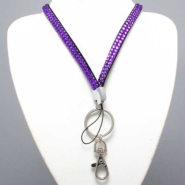 custom sparkly lanyard for keys, id card, USB flash drive