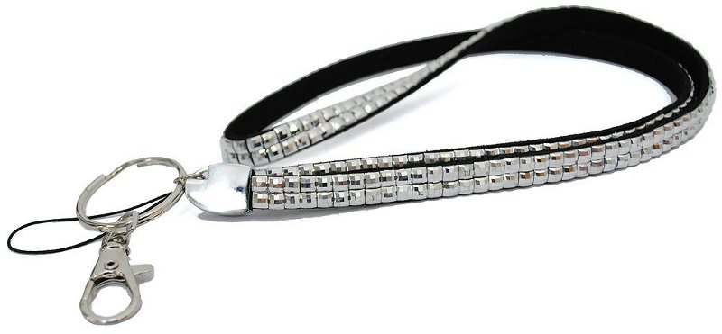 Rhinestone Lanyard For Badge, Key or Cell Phone