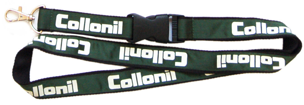 custom printed two layer satin lanyards