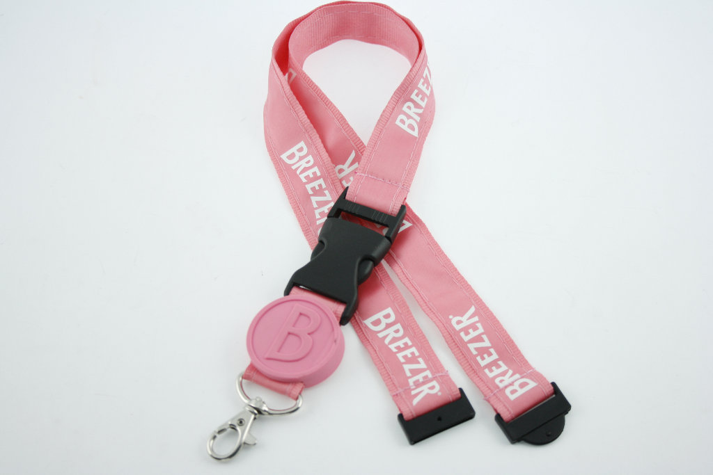 custom printed satin lanyard, custom tag, wholesale