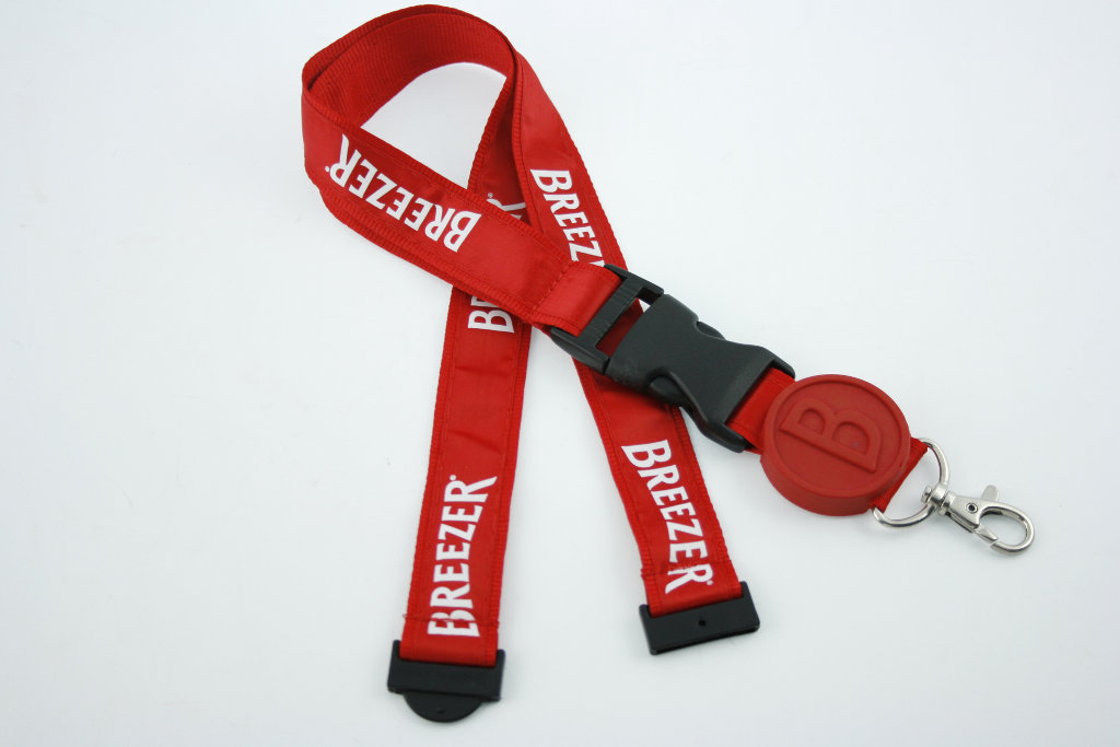 custom printed satin lanyard, custom tag, wholesale