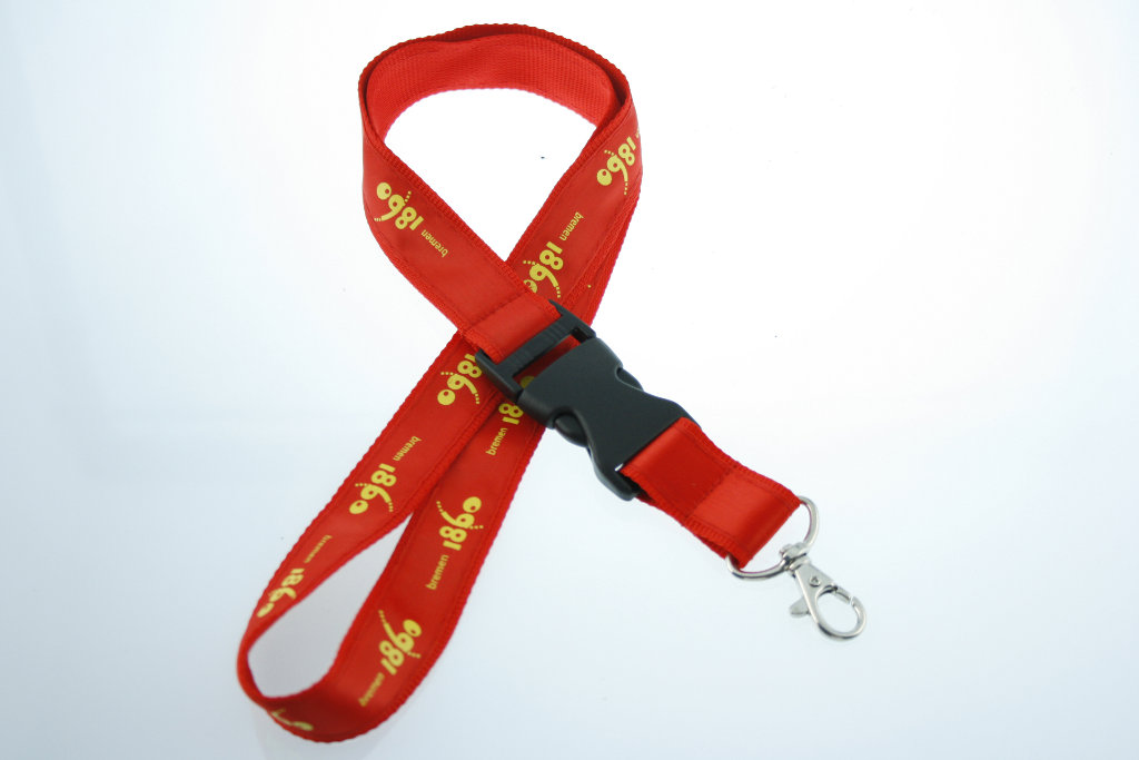 custom satin lanyard