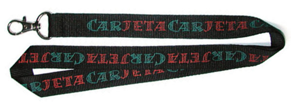 custom screen printed lanyard