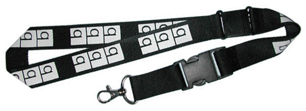 custom silkscreen lanyard