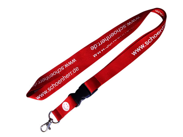 screen printed lanyard