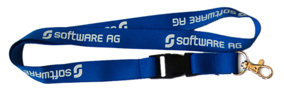 custom screen printed lanyard