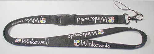 screen printed lanyard