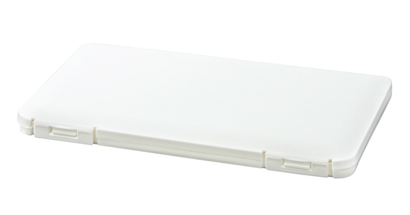 daily face mask case holder white 