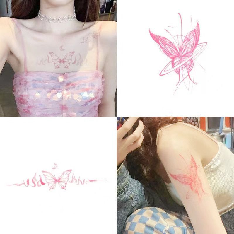 butterfly temporary tattoo sticker