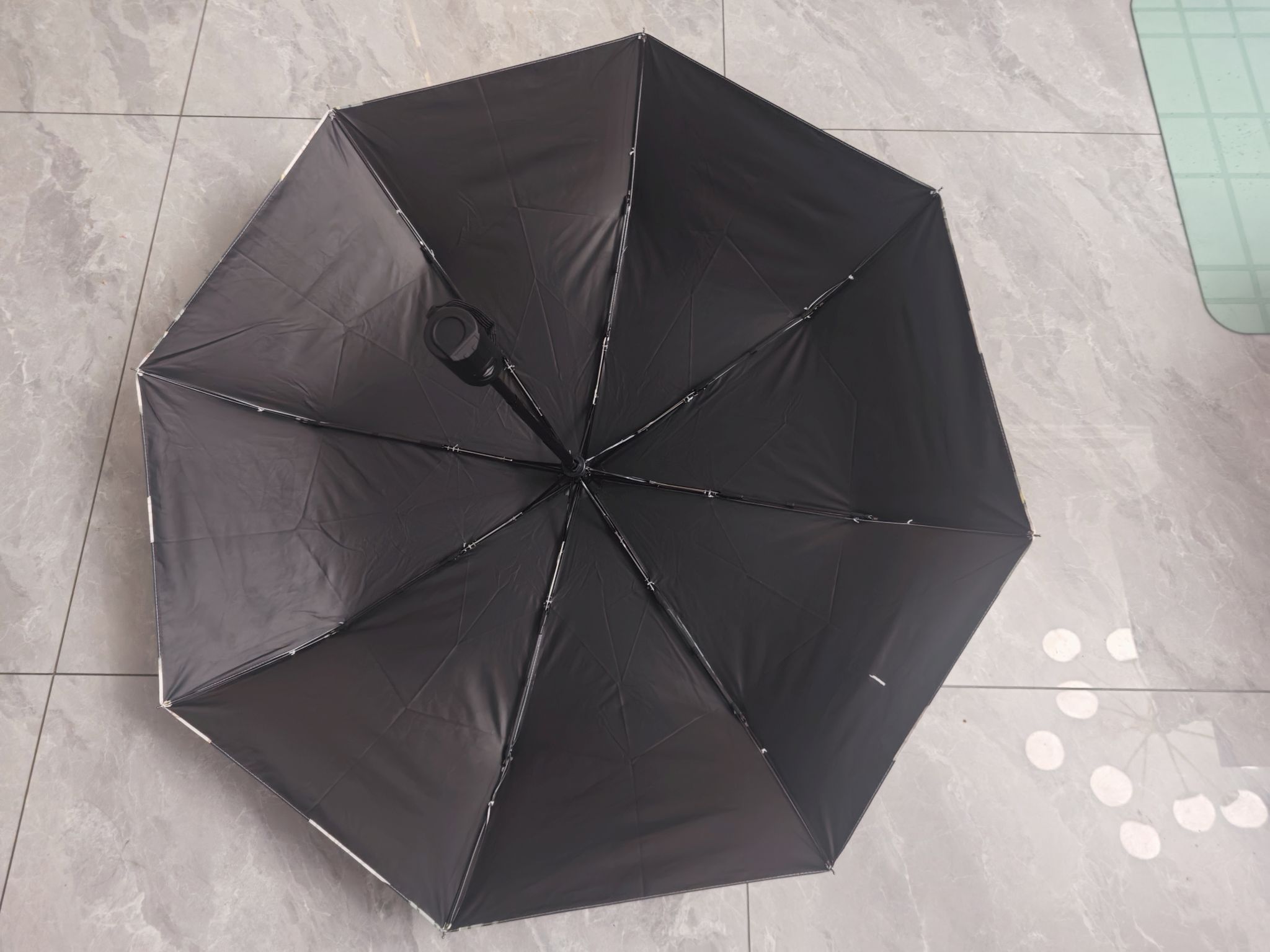 custom printed umbrella all over personalized auto open close 3-fold