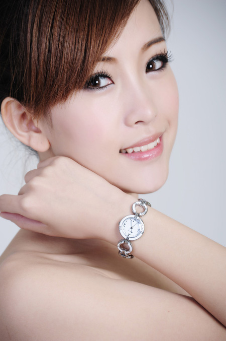 Alloy watch for lady