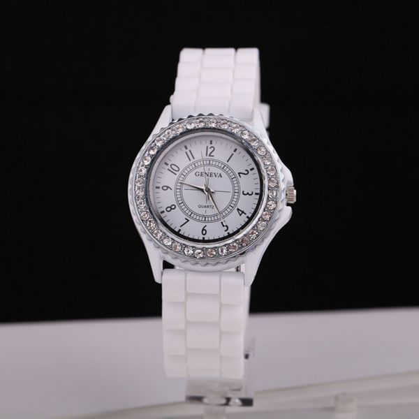 Silicone Quartz Watch for Ladies