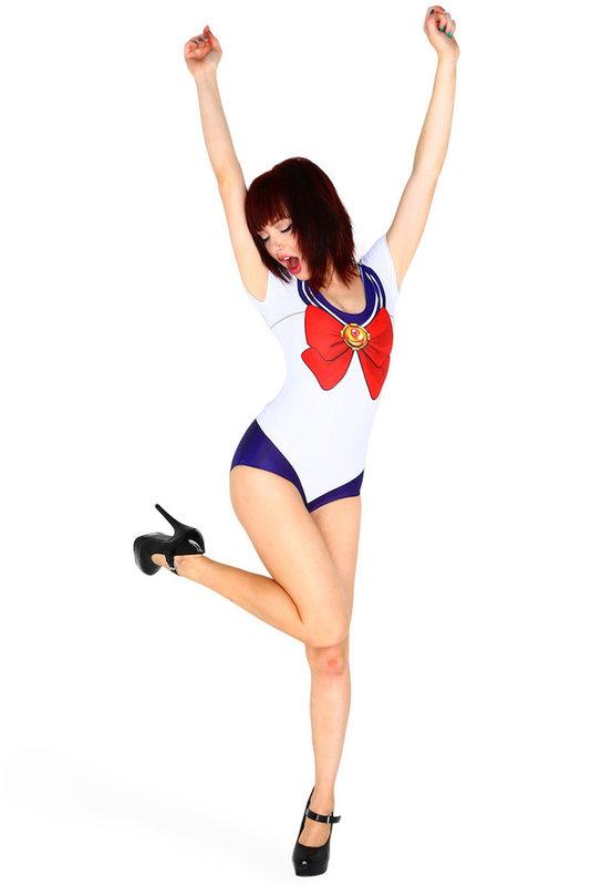 sailor moon one piece swimsuit girl women cute