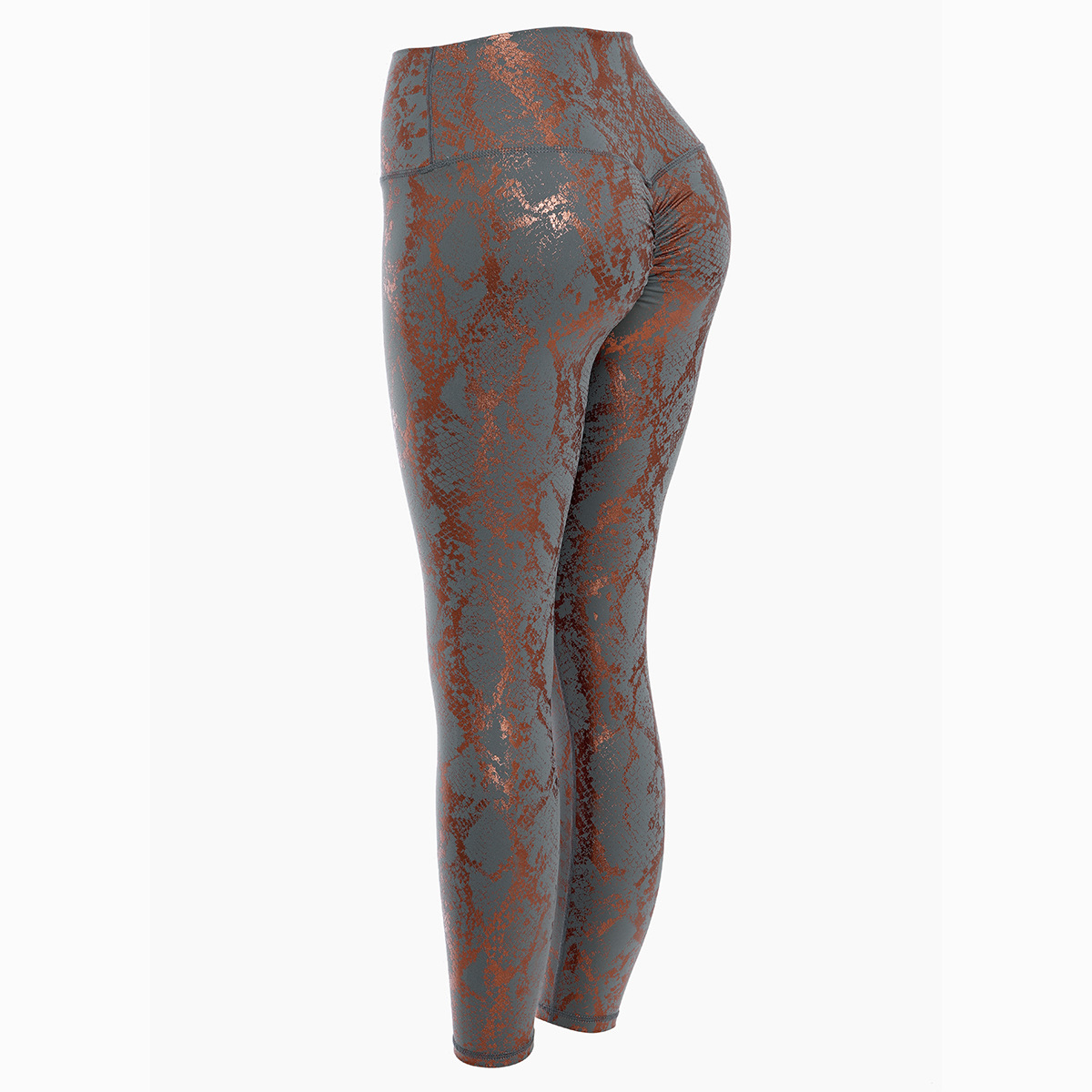 butt lifting peach hip snake skin leggings sexy yoga pants