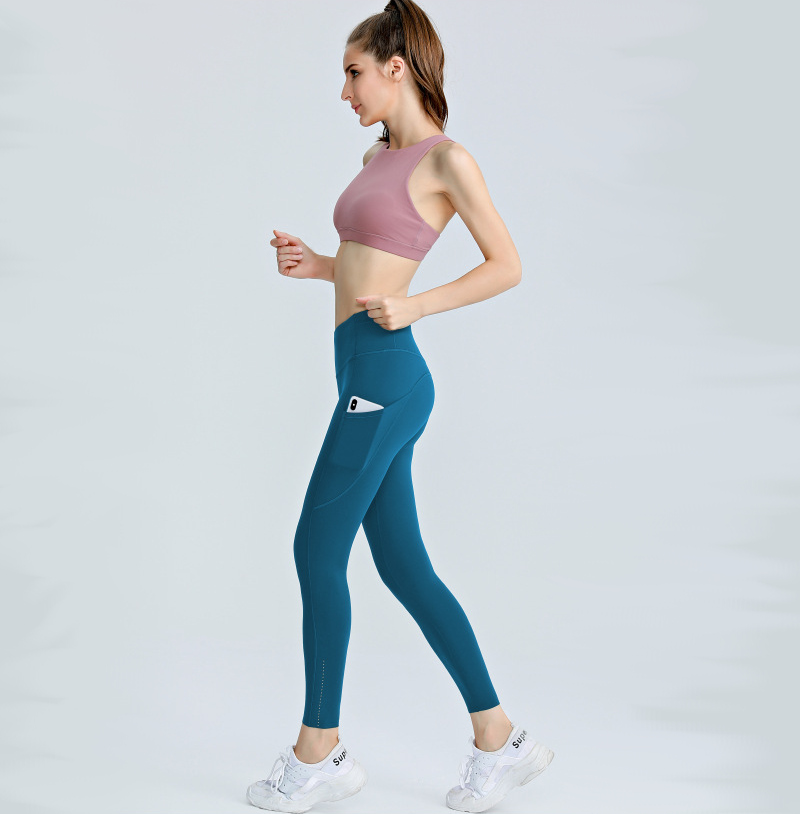 running leggings with phone pockets yoga pants gym workout